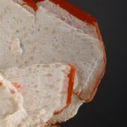 Wulfenite coated with Calcite/ Cerussite