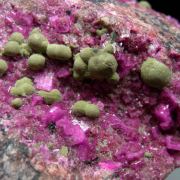 Kolwezite on Cobaltian Dolomite