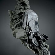 Hematite on Adularia and Quartz