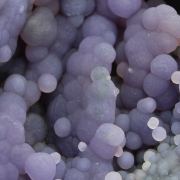 Quartz / (var. - Chalcedony) / (var. - Agate) / (Grape Chalcedony / Grape Agate) with Celadonite