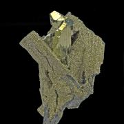 Enargite Coated With Pyrite, and Pyrite