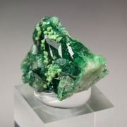 gem VESUVIANITE var. CHROMIAN, DIOPSIDE