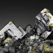 skeletal GALENA, CHALCOPYRITE