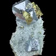 Galena, chalcopyrite, quartz