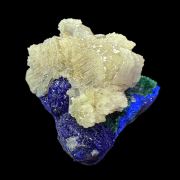 Cerussite, azurite, malachite