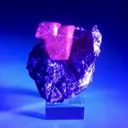 CORUNDUM var. RUBY, MUSCOVITE