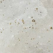 Quartz cast with Calcite, Pyrite
