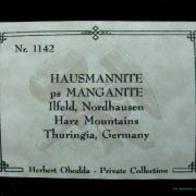 Hausmannite Ps Manganite