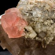 Pink Fluorite & Smoky Quartz