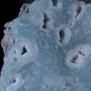 Smithsonite - blue green with white eyes
