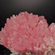 Cobaltoan Calcite (scalenohedral and hollow crystals)