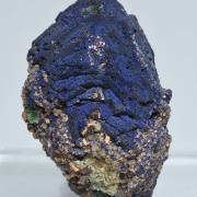 Azurite with Malachite