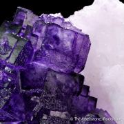 Fluorite on Quartz