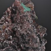Agardite (Ce) on  Calcite & Quartz