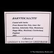 Barytocalcite with Calcite