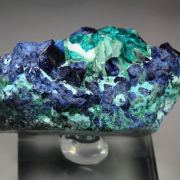 SHATTUCKITE pseudomorph after DIOPTASE after CALCITE, DIOPTASE