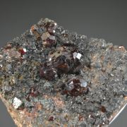 Grossular Var Hessonite w. Clinoclore etc.