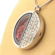 Raw Spinel necklace.