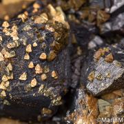 Chalcopyrite on Sphalerite