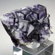FLUORITE with PHANTOMS - border pattern