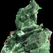 Malachite pseudomorph after azurite, goethite 