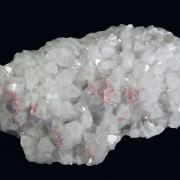 Fluorite and Rhodochrosite on Quartz