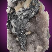 Acanthite  & Fluorite