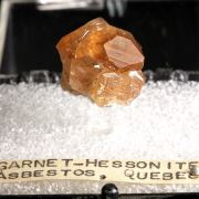Grossular (var. Hessonite) garnet