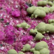 Kolwezite on Cobaltian Dolomite