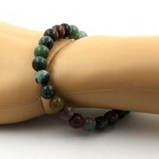 Indian Agate Bracelet 8 mm Beads.