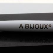 Raw Larimar mineral pen Dominican Republic.