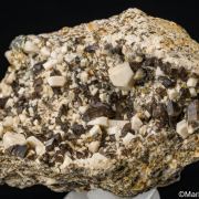 Hematite, Smokey Quartz, Feldspar