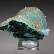 CHRYSOCOLLA pseudomorph, QUARTZ