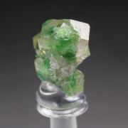 gem GARNET var. GROSSULAR with GREEN CHROMIAN PHANTOMS