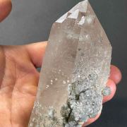 Apatite on quartz - Minas da Panasqueira, Covilha, Castelo Branco, Portugal