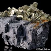 Marcasite on Galena