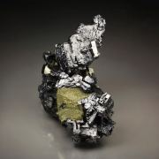 skeletal GALENA, CHALCOPYRITE