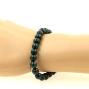 Malachite from DR Congo Bracelet 8 mm Beads.