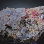 Rhodochrosite with Fluorite, Quartz etc