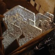 Calcite xls with Siderite coating 