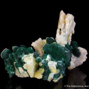 Cerussite with Malachite