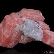 Rhodochrosite with Fluorite