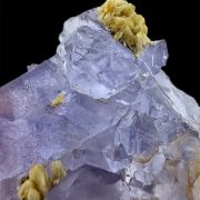Fluorite, stilbite POLAND