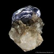 Molybdenite on Quartz