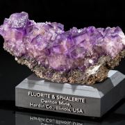 Fluorite & Sphalerite from Denton Mine