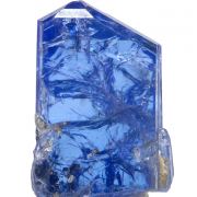 Zoisite var. tanzanite, graphite