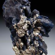 Pyrite on Covellite