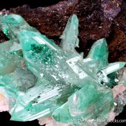 Cerussite included by Malachite