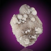 Stilbite  on Quartz