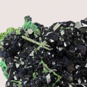Azurite and Cerussite on Arsentsumebite